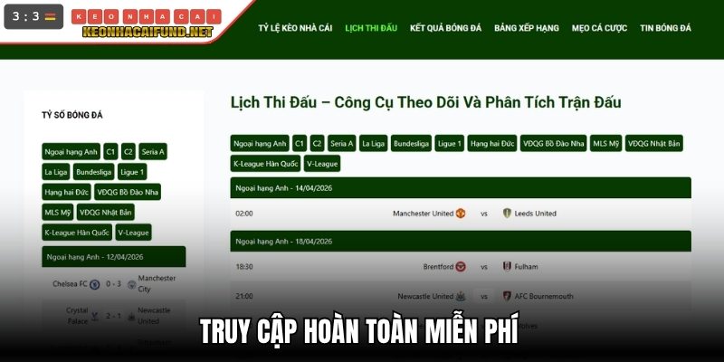 Truy cập hoàn toàn miễn phí